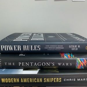 Set of 3 Military/Government themed Books